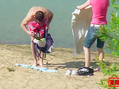 Spied Having Sex At The Beach - MMM100