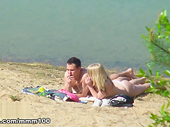 Spied Having Sex At The Beach - MMM100