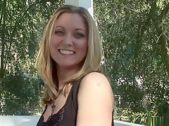 Amazing pornstar in exotic outdoor, blonde sex scene