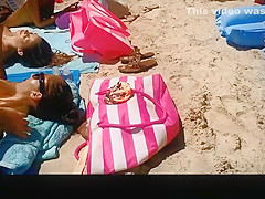 Three hot nudists sunbathing