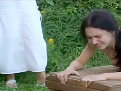 Hottest homemade BDSM, Outdoor xxx movie