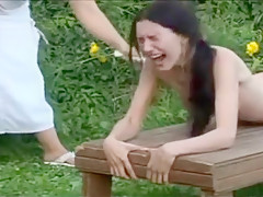Hottest homemade BDSM, Outdoor xxx movie
