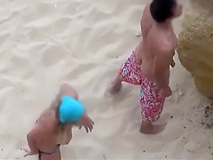 Superb girl in a beach cabin