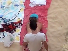 Superb girl in a beach cabin