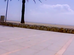 Horny girls and hot sex on beach