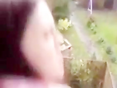 Nylon fetish brit fucked and  huge cumshot on nylon butt