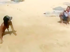 Nude college girl beach