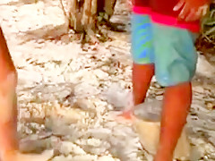 junior white slut fucks island bbc