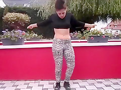 Crazy amateur Brunette, Softcore sex video