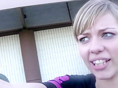 Hottest pornstar Nicole Ray in exotic outdoor, blonde sex clip