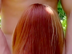 Horny pornstar in fabulous outdoor, cumshots sex clip