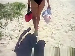 sexy walk in the beach