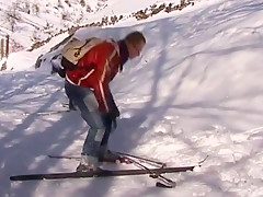 Shaina french arabic fucked in snow