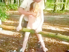 Pretty college girl taken and fucked !