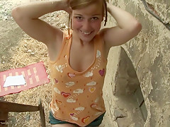 Horny pornstar Alexis Crystal in hottest pov, redhead sex clip