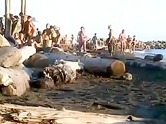 Nude beach - hot views of various beauties
