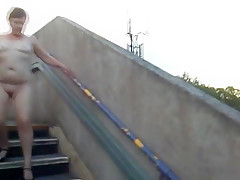 Small titted milf suzy naked bridge walk.