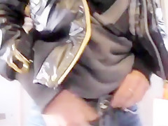 Girl nude in public train