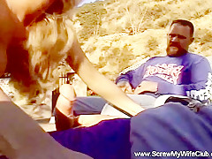 He loves watching her wife fucking to someone else cock