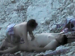 Nighttime fuck on the beach