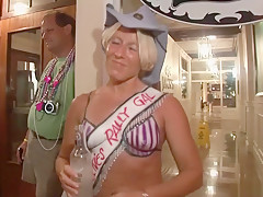 Crazy pornstar in incredible striptease, blonde porn clip