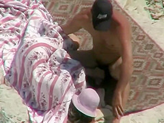 He disturbed her beach relaxation