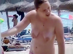 Girl with pointy breasts