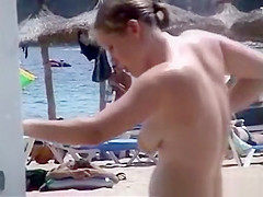 Girl with pointy breasts