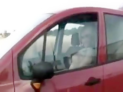 Getting fucked through the car window