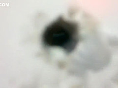 Amazing tits in swimming pool cabin