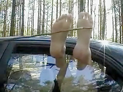 Exotic amateur Spanking, BDSM sex scene