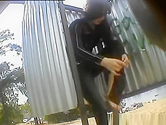 Pretty girl with long black hair