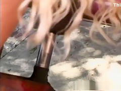 Horny pornstar in exotic blonde, outdoor xxx movie