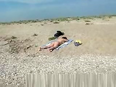 Voyeur on the beach