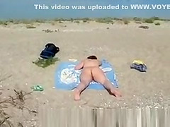 Voyeur on the beach