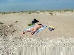 Voyeur on the beach