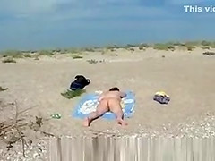 Voyeur on the beach