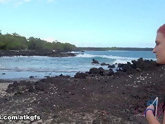 Nina Nirvana in Her Bubblegum Pussy Feels Great In Hawaii - ATKGirlfriends