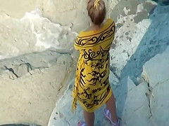 Big butt in a thong bikini