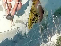 Big butt in a thong bikini