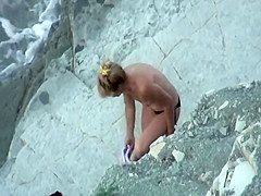 Big butt in a thong bikini