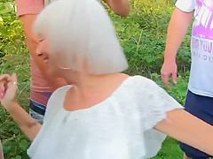 sexy granny sucks stranger cocks