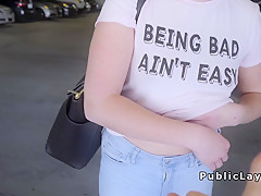 After got money blonde banged in public