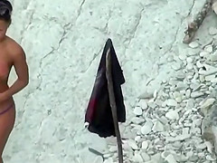 Sex in the tent on a beach