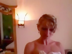 MILF on the beach and after fucked at home