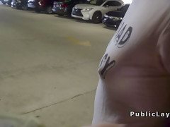 American big ass blonde bangs outdoor