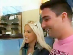 Hottest Blonde, Outdoor xxx scene