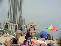 Black and white ass voyeur comparison