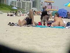 Black and white ass voyeur comparison