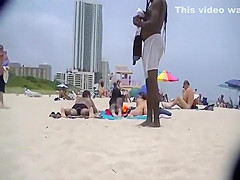 Black and white ass voyeur comparison